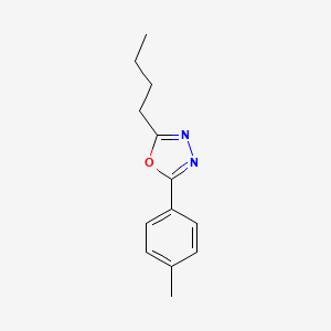 2-Butyl-5-(4-methylphenyl)-1,3,4-oxadiazole