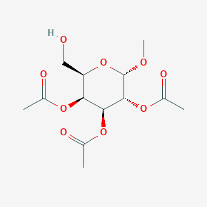 molecular formula C13H20O9 B14142434 methyl 2,3,4-tri-O-acetyl-alpha-D-galactopyranoside CAS No. 38982-57-9