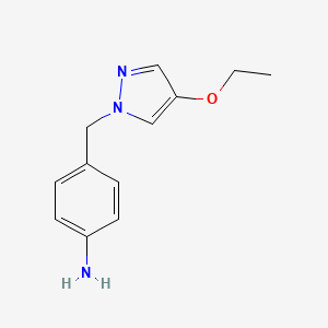 4-(4-Ethoxypyrazol-1-ylmethyl)-phenylamine