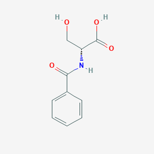 molecular formula C10H11NO4 B14142466 N-Benzoyl-D-serine CAS No. 86808-09-5