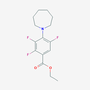 Ethyl 4-azepan-1-yl-2,3,5-trifluorobenzoate