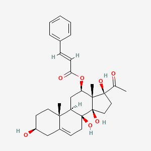 molecular formula C30H38O7 B14142500 Kidjolanin CAS No. 38395-01-6