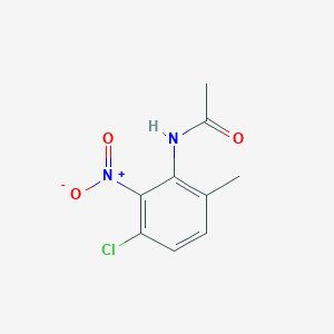 molecular formula C9H9ClN2O3 B14142549 N-(3-chloro-6-methyl-2-nitrophenyl)acetamide CAS No. 13852-52-3