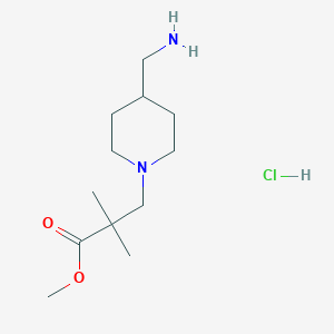 3-(4-Aminomethylpiperidin-1-yl)-2,2-dimethylpropionic acid methyl ester hydrochloride
