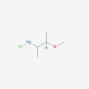molecular formula C5H11ClHgO B14142594 Chloro(3-methoxybutan-2-yl)mercury CAS No. 7401-91-4