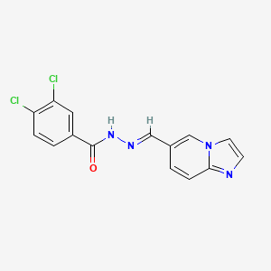 3,4-Dichloro-N'-[-imidazo[1,2-a]pyridin-6-ylmethylene]benzohydrazide