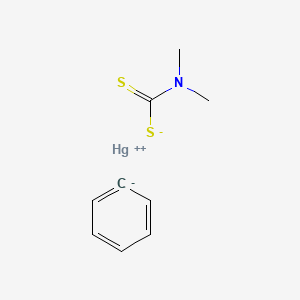 molecular formula C9H11HgNS2 B14142654 Phenylmercury dimethyldithiocarbamate CAS No. 32407-99-1
