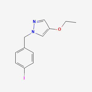 4-Ethoxy-1-(4-iodobenzyl)-1H-pyrazole