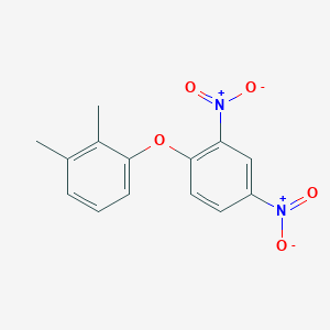 molecular formula C14H12N2O5 B14142775 1-(2,4-Dinitrophenoxy)-2,3-dimethylbenzene CAS No. 3761-24-8