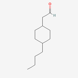 molecular formula C12H22O B14142798 (4-Butylcyclohexyl)acetaldehyde CAS No. 1184842-82-7