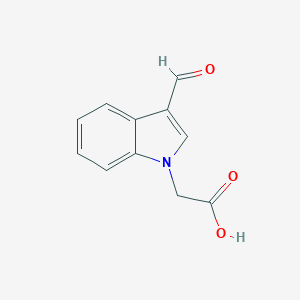 3-Formylindol-1-yl-acetic acid