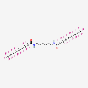 molecular formula C24H14F34N2O2 B14142878 N,N'-bis(Perfluorononanoyl)1,6-hexanediamine CAS No. 174495-83-1