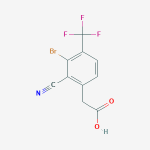 3-Bromo-2-cyano-4-(trifluoromethyl)phenylacetic acid