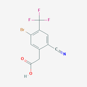 5-Bromo-2-cyano-4-(trifluoromethyl)phenylacetic acid