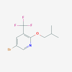 5-Bromo-2-(2-methylpropoxy)-3-(trifluoromethyl)pyridine