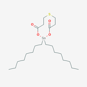 molecular formula C22H42O4SSn B14143035 Dioctyltin-3,3'-thiodipropionate CAS No. 3594-15-8