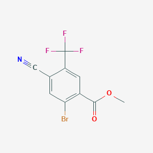 Methyl 2-bromo-4-cyano-5-(trifluoromethyl)benzoate