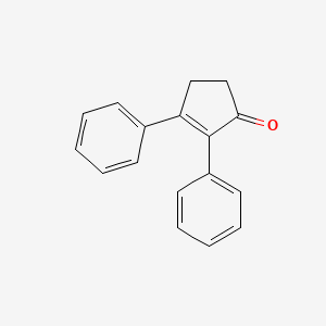 molecular formula C17H14O B14143099 Diphenylcyclopentenon CAS No. 4258-40-6
