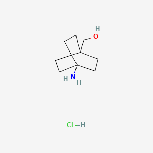 (4-Aminobicyclo[2.2.2]octan-1-yl)methanol hydrochloride