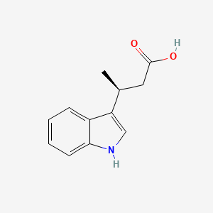 molecular formula C12H13NO2 B14143134 (S)-3-(3-Indolyl)butanoic acid CAS No. 214541-53-4