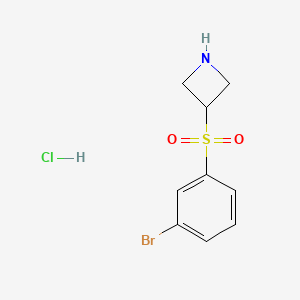 3-[(3-Bromobenzene)sulfonyl]azetidine hydrochloride