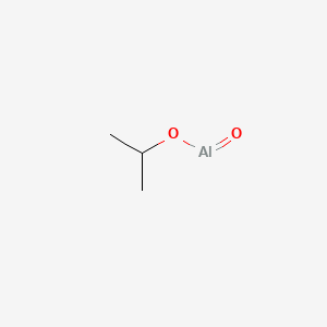 molecular formula C3H7AlO2 B14143152 Aluminum, oxo(2-propanolato)- CAS No. 68425-65-0
