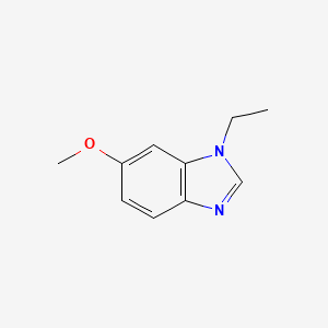 molecular formula C10H12N2O B14143173 1-ethyl-6-methoxy-1H-benzo[d]imidazole CAS No. 26530-91-6