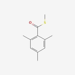 molecular formula C11H14OS B14143184 S-Methyl 2,4,6-trimethylbenzene-1-carbothioate CAS No. 39248-77-6