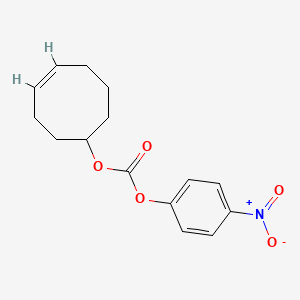 molecular formula C15H17NO5 B1414319 [(4Z)-环辛-4-烯-1-基] (4-硝基苯基) 碳酸酯 CAS No. 1438415-89-4