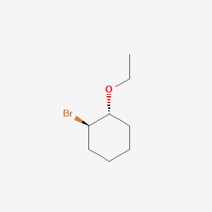 molecular formula C8H15BrO B14143199 Cyclohexane, 1-bromo-2-ethoxy-, trans- CAS No. 60933-66-6