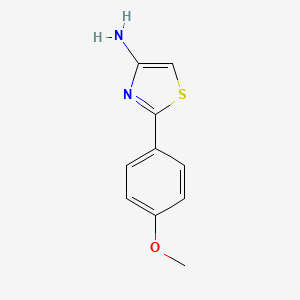 molecular formula C10H10N2OS B14143250 2-(4-Methoxyphenyl)thiazol-4-amine CAS No. 123970-62-7