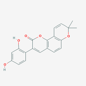 molecular formula C20H16O5 B14143253 Kanzonol W CAS No. 184584-82-5