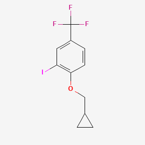 1-Cyclopropylmethoxy-2-iodo-4-trifluoromethylbenzene