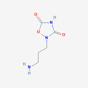molecular formula C5H9N3O3 B141434 Homoquisqualamine CAS No. 158923-63-8