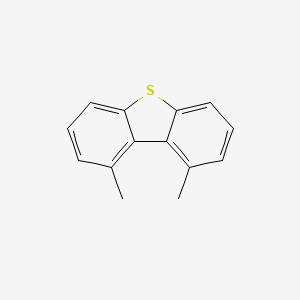 molecular formula C14H12S B14143408 1,9-Dimethyldibenzothiophene CAS No. 31317-16-5