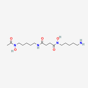 molecular formula C16H32N4O5 B14143414 Deferoxamine mesilate impurity B [EP impurity] CAS No. 252325-60-3