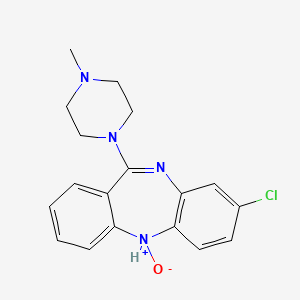 molecular formula C18H19ClN4O B14143428 Clozapine 5-oxide CAS No. 1347975-16-9