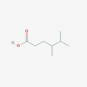 molecular formula C8H16O2 B14143504 4,5-Dimethylhexanoic acid CAS No. 60308-81-8