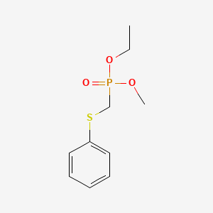 molecular formula C10H15O3PS B14143557 Ethyl methyl [(phenylsulfanyl)methyl]phosphonate CAS No. 89218-19-9