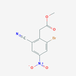 Methyl 2-bromo-6-cyano-4-nitrophenylacetate
