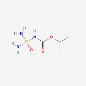 molecular formula C4H12N3O3P B14143613 Isopropyl diaminophosphorylcarbamate CAS No. 298692-41-8