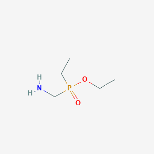 molecular formula C5H14NO2P B14143621 Ethyl (aminomethyl)ethylphosphinate CAS No. 89175-74-6