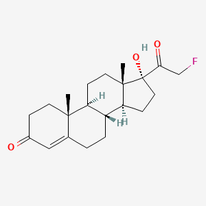 molecular formula C21H29FO3 B14143701 21-Fluoro-17-hydroxypregn-4-ene-3,20-dione CAS No. 3828-79-3