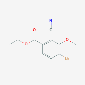 Ethyl 4-bromo-2-cyano-3-methoxybenzoate