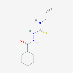 molecular formula C11H19N3OS B14143768 2-(cyclohexylcarbonyl)-N-(prop-2-en-1-yl)hydrazinecarbothioamide CAS No. 590376-62-8