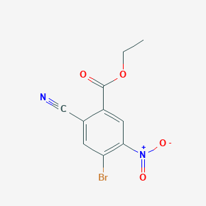 Ethyl 4-bromo-2-cyano-5-nitrobenzoate