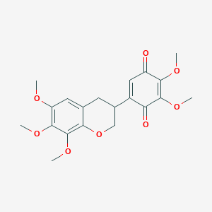 molecular formula C20H22O8 B14143906 Abruquinone B 