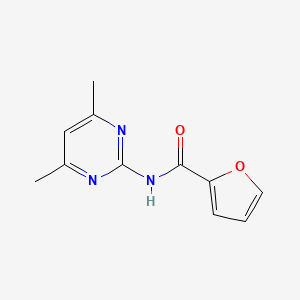 molecular formula C11H11N3O2 B14143941 N-(4,6-dimethylpyrimidin-2-yl)furan-2-carboxamide CAS No. 64230-44-0