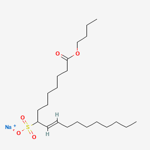 molecular formula C22H41NaO5S B14143942 Sodium butyl 8-sulphonatooleate CAS No. 68039-10-1