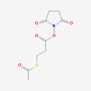 molecular formula C9H11NO5S B014144 3-(Acetylthio)propionic acid N-succinimidyl ester 